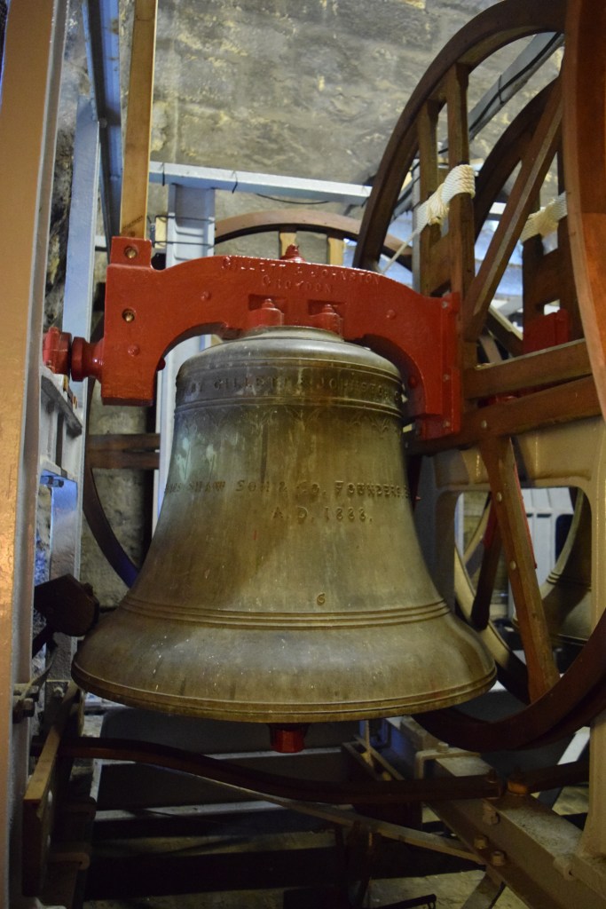 Bell number 6 weighing over 417Kg manufactured by Gillett & Johnston of Croydon.
