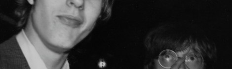 Album cover B&W Photograph of the duo Jim Williamson & Vic Berry from their days at University.